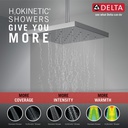 Delta 52161-PR H2Okinetic Ultrasoak Shower Head