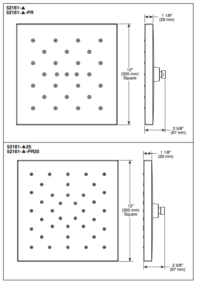 Delta 52161-SS-PR H2Okinetic Ultrasoak Shower Head