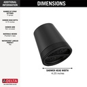Delta 52386-BL 3-Setting Shower Head
