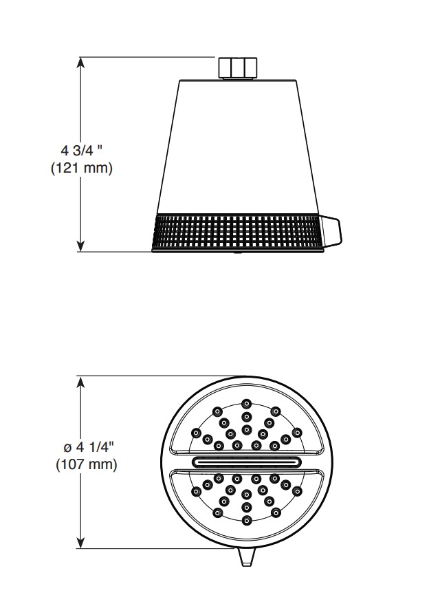 Delta 52386-BL 3-Setting Shower Head