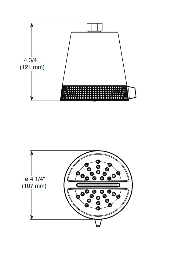 Delta 52386-PR 3-Setting Shower Head