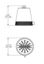 Delta 52386-PR 3-Setting Shower Head