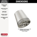 Delta 52386-SS-PR 3-Setting Shower Head