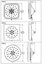 Delta 52488-BL H2Okinetic 4-Setting Shower Head Matte Black