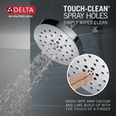 Delta 52488-PR H2Okinetic 4-Setting Shower H Ead With Ultrasoak