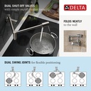 Delta 1165LF-KS Pot Filler Faucet Wall Mountller 