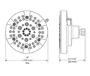 Delta 52535-CZ Universal Showering Shower Head 1.75 Gpm 5-Setting