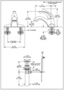 Delta 525LF-MPU Classic Single Handle Lavatory Faucet . 
