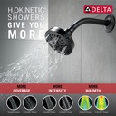Delta 52638-BL18-PK 5 Function Contemporary H2Okinetic Sh 