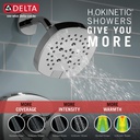 Delta 52663 5-Setting H2Okinetic Shower Head 