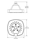 Delta 52663 5-Setting H2Okinetic Shower Head 
