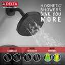 Delta 52663-BL 5-Setting H2Okinetic Shower Head 