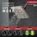 Delta 52664-SS-PR 5-Setting H2Okinetic Ang Mod Raincan