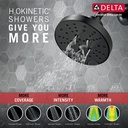Delta 52668-BL 5-Setting H2Okinetic Round Cont Raincan