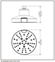 Delta 52668-PR 5-Setting H2Okinetic Round Cont Raincan