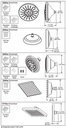 Delta 52680 3 Setting Rain Shower, 8" Spray, Ch 