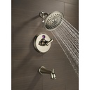 Delta 52687-PN Traditional 3 Setting H2Okinetics Traditional Raincan Showerhead 