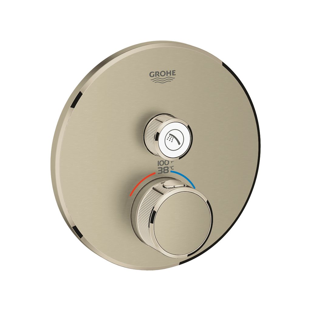 Grohe 29136EN0 Grohtherm SmartControl Single Function Thermostatic Trim With Module Brushed Nickel 1