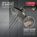 Delta 52688-SS-PR 3 Setting H2Okinetic Transitional Raincan Showerhead