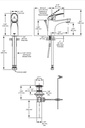 Delta 534LF-LPU Wynne Single Handle Lav Less Pop-Up Ch 