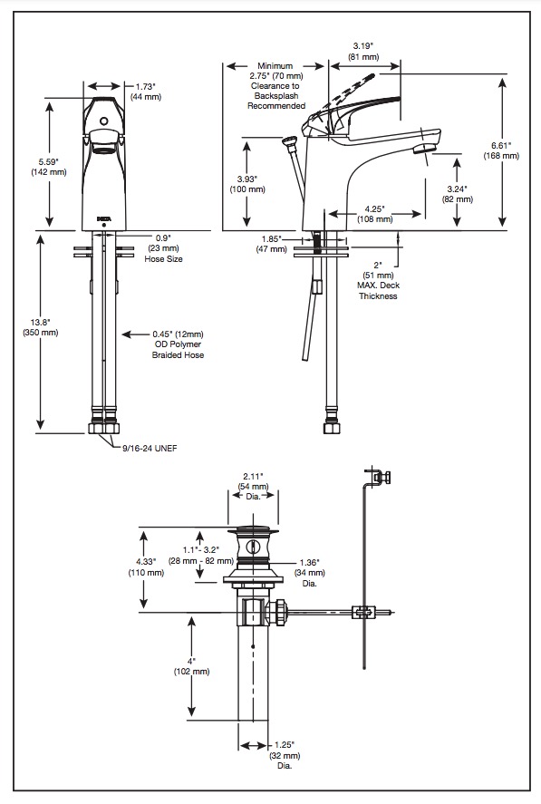 Delta 534LF-SS Wynne Single Handle Lav Ss 