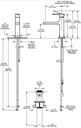 Delta 537-CZMPU-DST Single Handle Bathroom Faucet