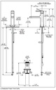 Delta 537-MPU-DST Single Handle Bathroom Faucet