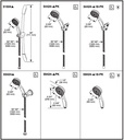 Delta 54424-SS18-PK Activtouch Shower Arm Mount Handshower 