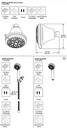 Delta 54434-SS18-PK Shower Arm Mount Handshower 