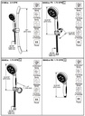 Delta 54445-SS-PK Sh Mount 5-Set. Handshower 