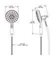 Delta 54910-SS-PR-PK 7S Suredock Magnetic Handshower 1.75 Gpm