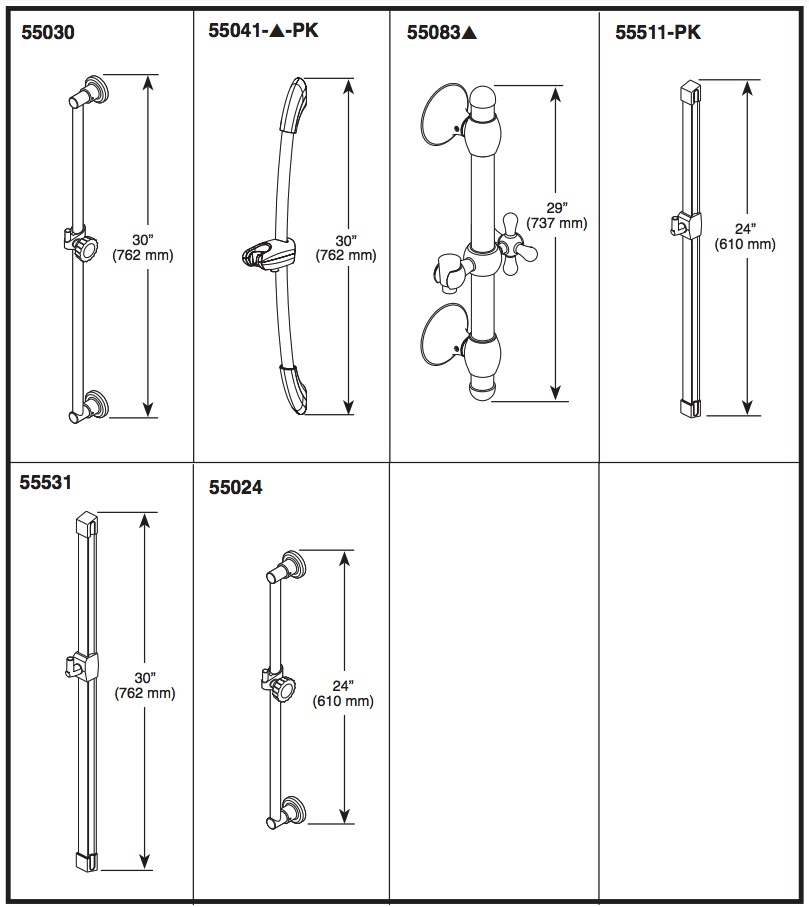 Delta 55030 30" Wall Bar, Chrome 