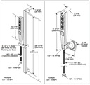Delta 55140-CZ-PR H2O Hand Shower 1.75Gpm W/ Wall-Mount 4S