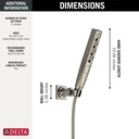 Delta 55140-SS-PR H2O Hand Shower 1.75Gpm W/ Wall-Mount 4S