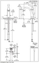 Delta 551T-DST Dryden Single Handle Lavatory With Touch2O.Xt 