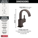 Delta 553LF-RB Vero Single Handle Centerset Lavato 