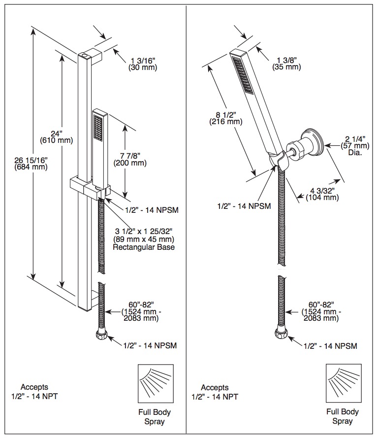 Delta 55530-CZ Vero Wall-Mount Handshower Champagne Bronze