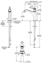 Delta 556-CZMPU-DST Dorval Single Hole Bathroom Faucet 1L