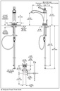 Delta 556T-BL-DST Dorval Touch2O.Xt Single-Hole Bath Faucet 1L 