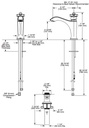 Delta 557-LPU-DST Dorval Single Hole Bathroom Faucet 1C