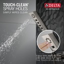 Delta 55799-SS-PR 3-Setting H2Okinetic Wall Mt Handshower