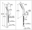 Delta 55799-SS-PR 3-Setting H2Okinetic Wall Mt Handshower