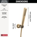 Delta 55808-CZ-PR Wall Mount Hand Shower 1.75 Gpm
