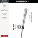 Delta 55808-PR Wall Mount Hand Shower 1.75 Gpm