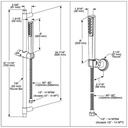 Delta 55808-PR Wall Mount Hand Shower 1.75 Gpm
