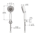 Delta 55884-SS-PR 7-Setting Cleaning Wall Mount Hand Showe