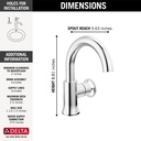 Delta 558HAR-DST Trinsic Single-Hole Bathroom