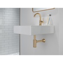 Delta 559HA-CZ-DST Trinsic Single Handle High-Arc Lavatory Champagne Bronze