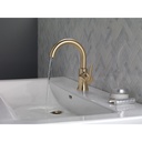 Delta 559HA-CZ-DST Trinsic Single Handle High-Arc Lavatory Champagne Bronze