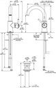 Delta 559HA-RB-DST Trinsic Single Handle High-Arc Lavatory 